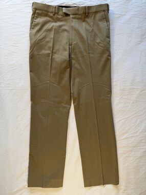 Banana Republic Men's Olive-Tone Dress Pants